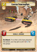 Canyon Frontrunner (Hyperspace Foil) (730) [A Lawless Time] Foil