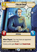 Galen Erso - Destroying His Creation (Hyperspace Foil) (735) [A Lawless Time] Foil