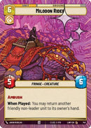 Milodon Rider (Hyperspace Foil) (742) [A Lawless Time] Foil
