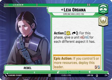 Leia Organa - Someone Who Loves You (Hyperspace) (274) [A Lawless Time]