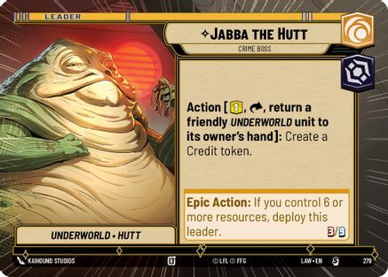 Jabba the Hutt - Crime Boss (Hyperspace) (279) [A Lawless Time]