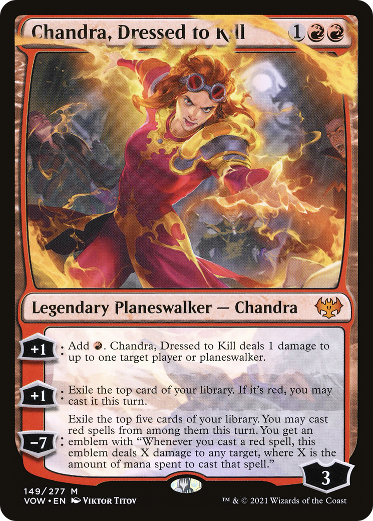 Chandra, Dressed to Kill (VOW-149) [Innistrad: Crimson Vow]