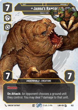 Jabba's Rancor - Snack Time! (Prestige) (822) [A Lawless Time]