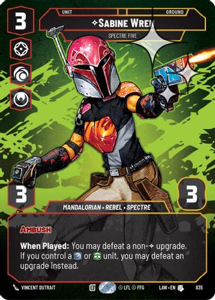 Sabine Wren - Spectre Five (Prestige Foil) (835) [A Lawless Time] Foil