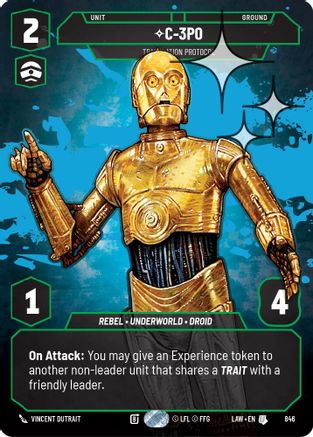 C-3PO - Translation Protocol (Prestige Foil) (846) [A Lawless Time] Foil