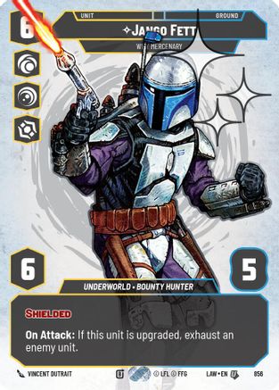 Jango Fett - Wily Mercenary (Prestige Foil) (856) [A Lawless Time] Foil