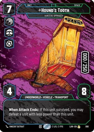 Hound's Tooth - Hunters' Approach (Serialized) (866) [A Lawless Time] Foil