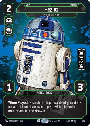 R2-D2 - Part of the Plan (Serialized) (886) [A Lawless Time] Foil
