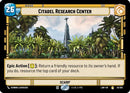 Citadel Research Center (29) [A Lawless Time]