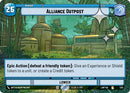 Alliance Outpost (Hyperspace Foil) (529) [A Lawless Time] Foil