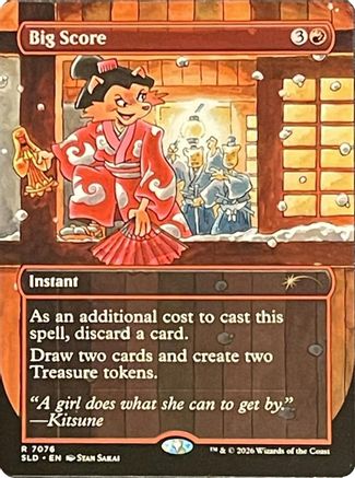Big Score (7076) (SLD-7076) [Secret Lair Drop Series] Foil