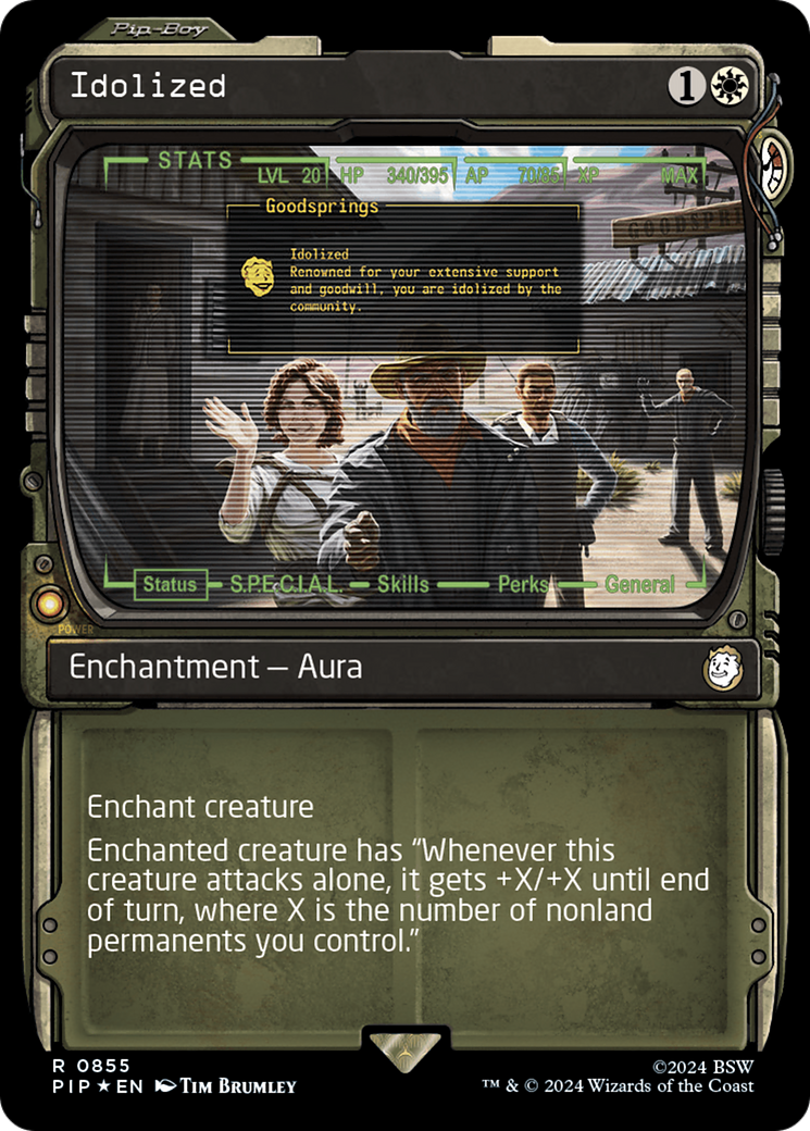Idolized (PIP-855) [Fallout]: (Showcase) Foil