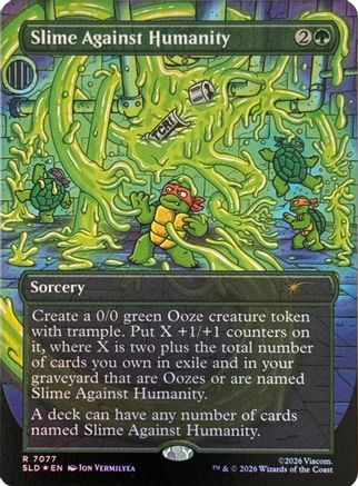 Slime Against Humanity (7077) (SLD-7077) [Secret Lair Drop Series] Foil