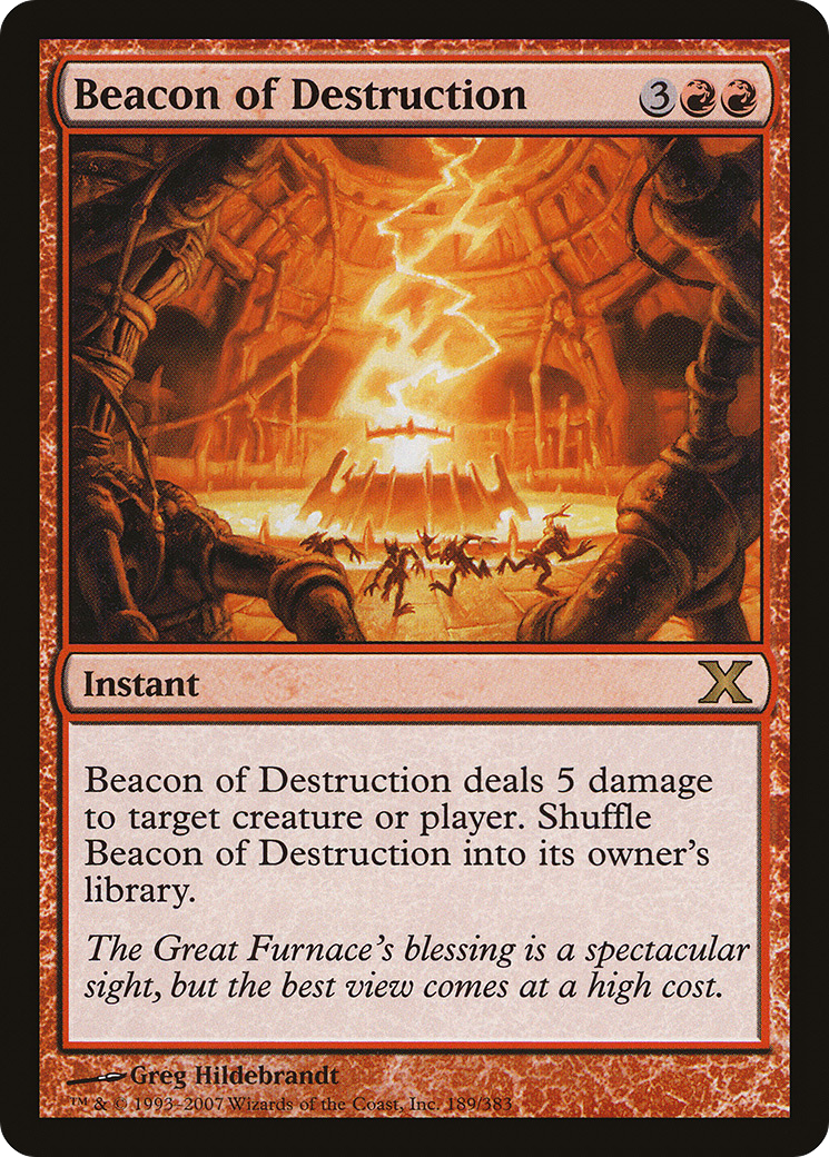 Beacon of Destruction (10E-189) [Tenth Edition]
