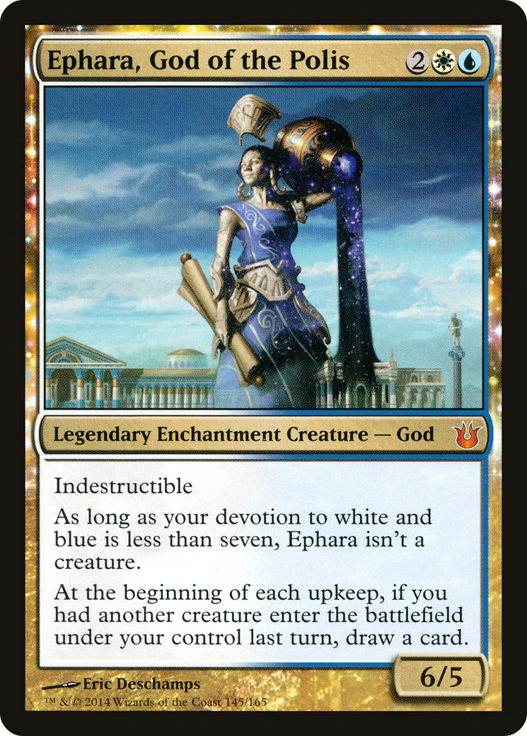 Ephara, God of the Polis (BNG-145) [Born of the Gods]: (enchantment) Foil