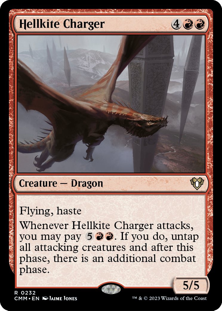 Hellkite Charger (CMM-232) [Commander Masters] Foil