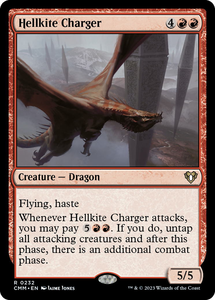 Hellkite Charger (CMM-232) [Commander Masters] Foil