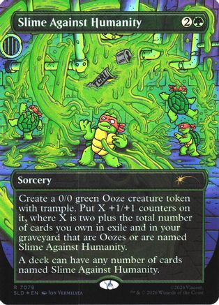 Slime Against Humanity (7078) (SLD-7078) [Secret Lair Drop Series] Foil
