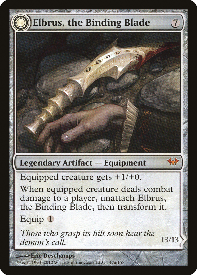 Elbrus, the Binding Blade // Withengar Unbound (DKA-147) [Dark Ascension]: (Double Faced Transform) Foil