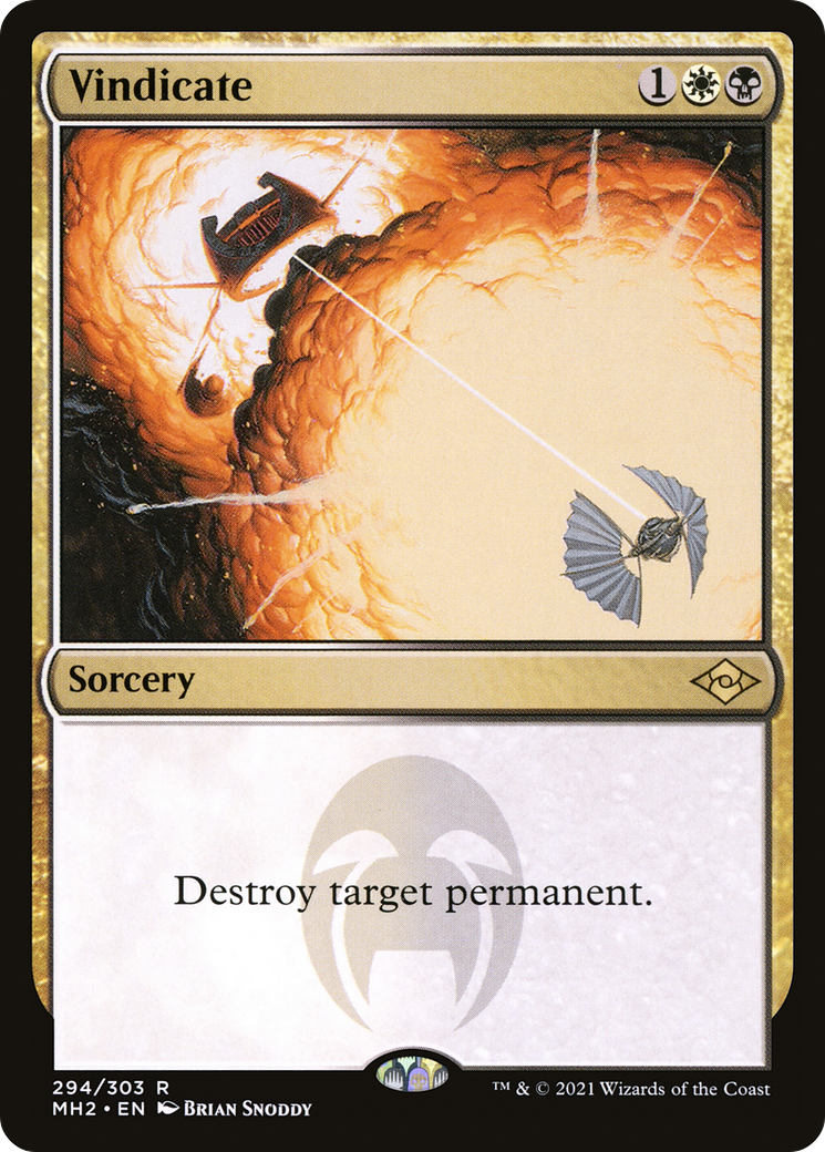 Vindicate (MH2-294) [Modern Horizons 2] Foil