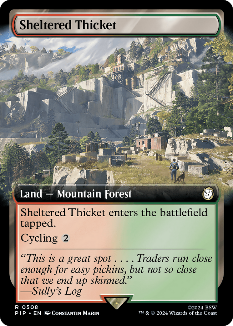 Sheltered Thicket (PIP-508) [Fallout]: (Extended Art)