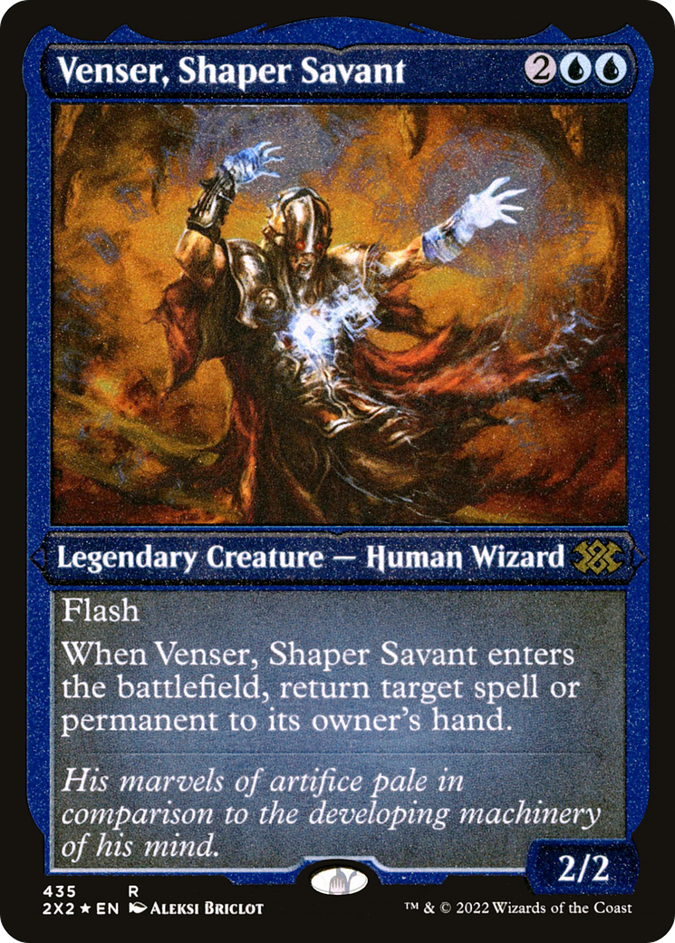 Venser, Shaper Savant (Foil Etched) (2X2-435) [Double Masters 2022] Foil