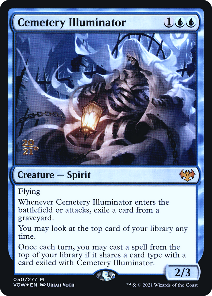 Cemetery Illuminator (PRE-050) [Innistrad: Crimson Vow Promos] Foil