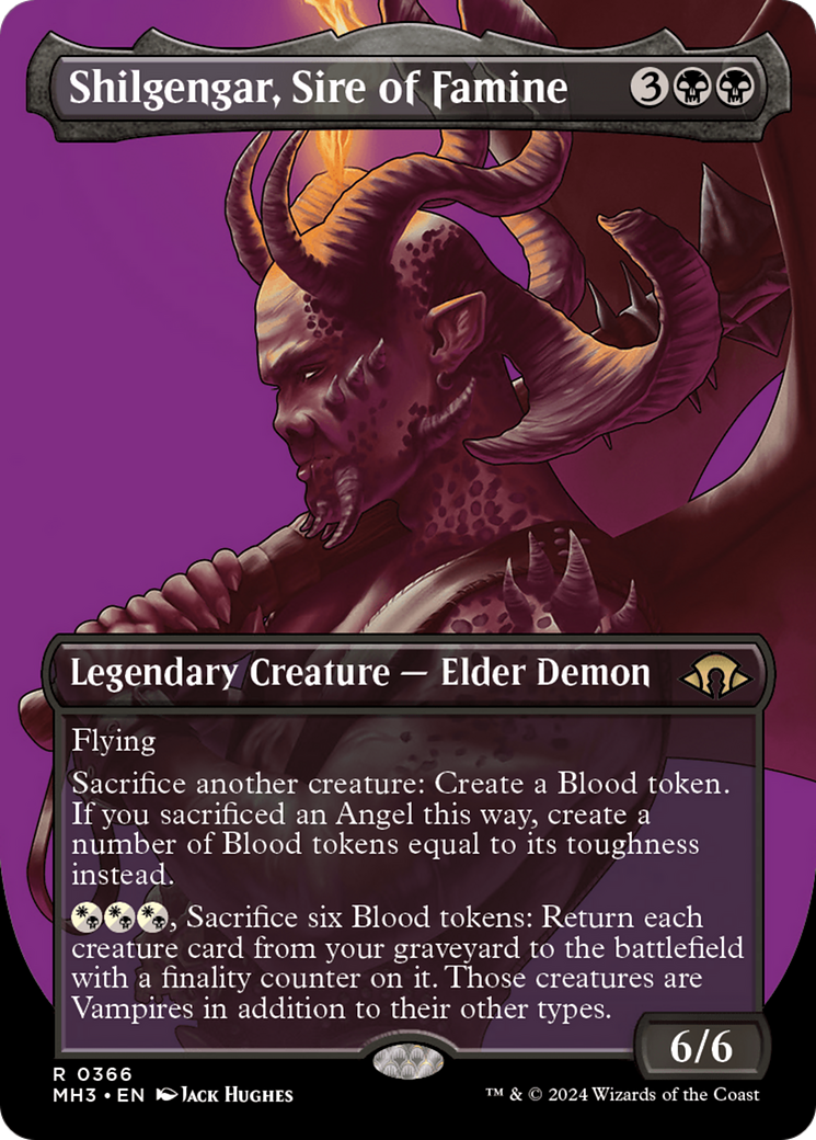 Shilgengar, Sire of Famine (MH3-366) [Modern Horizons 3] (Borderless)