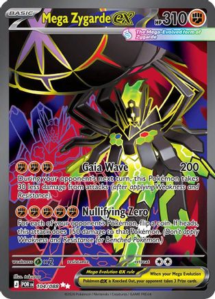 Mega Zygarde ex - 104/088 104 - [ME03 Perfect Order] Holofoil