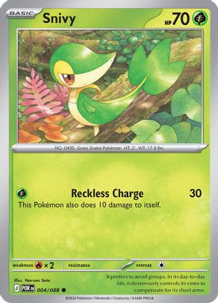 Snivy 4 - [ME03 Perfect Order] Reverse Holofoil