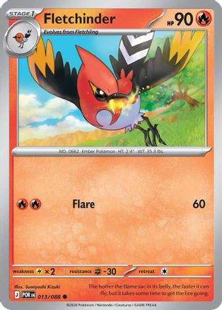 Fletchinder 13 - [ME03 Perfect Order] Reverse Holofoil