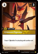 Crimson Pigeons (154/219) - Unleashed Foil