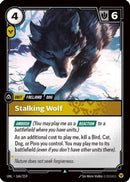 Stalking Wolf (166/219) - Unleashed Foil