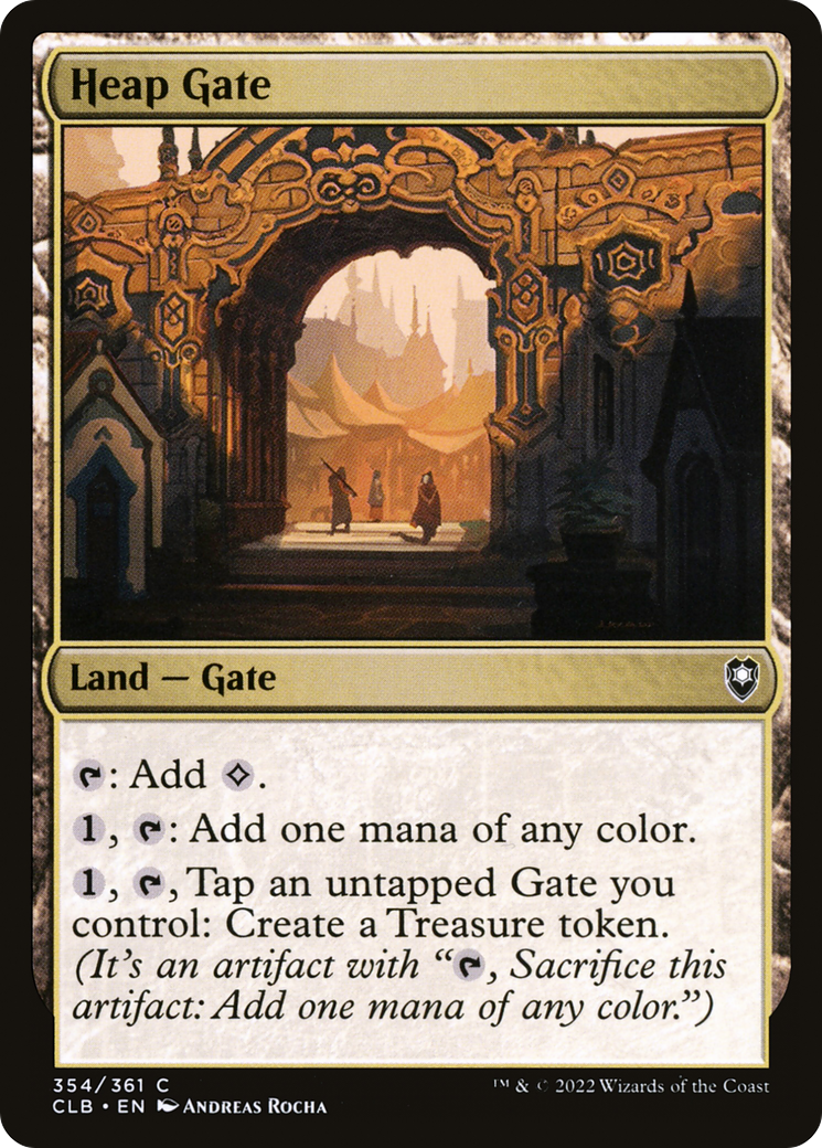 Heap Gate (CLB-354) [Commander Legends: Battle for Baldur's Gate]