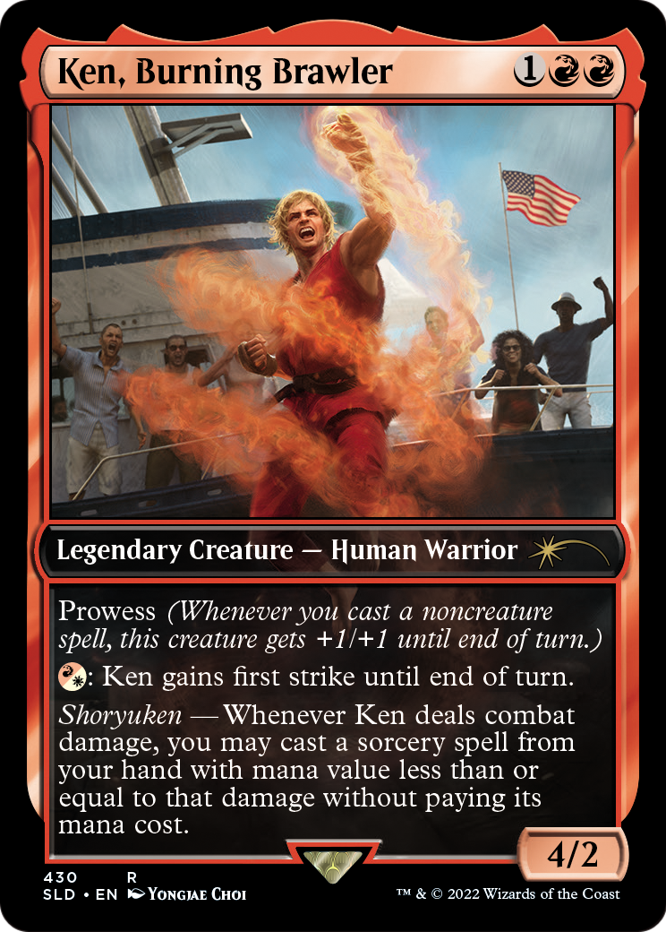 Ken, Burning Brawler (SLD-430) [Secret Lair Drop]