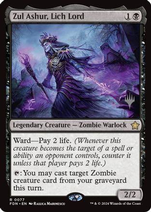 Zul Ashur, Lich Lord (PPECL-077) [Promo Pack: Lorwyn Eclipsed] Foil