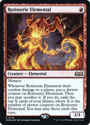 Rotisserie Elemental (PRE-148S) [Wilds of Eldraine Promos] Foil