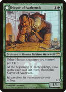 Mayor of Avabruck // Howlpack Alpha (PRE-193★) [Innistrad Promos]: (Double Faced Transform) Foil