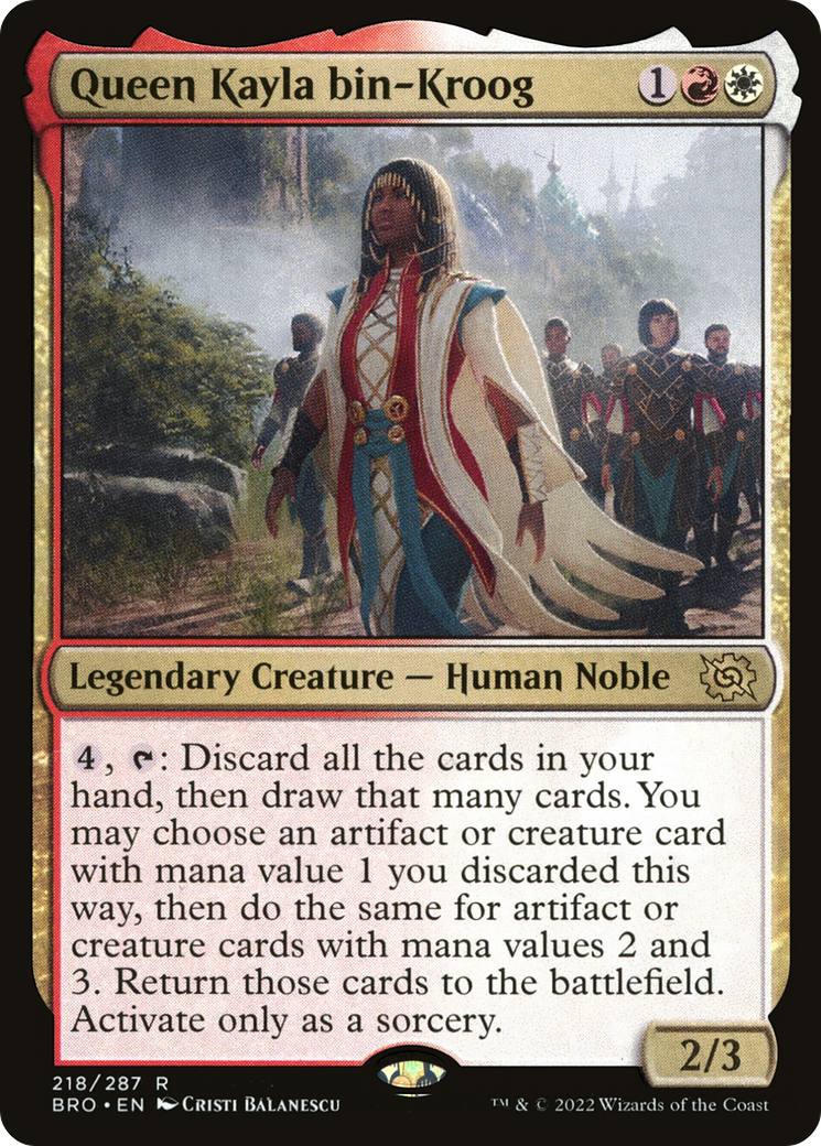 Queen Kayla bin-Kroog (BRO-218) [The Brothers' War]