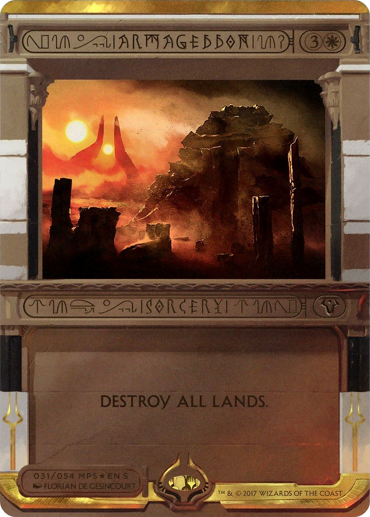 Armageddon (MPS2-031) (Borderless) [Amonkhet Invocations] Foil