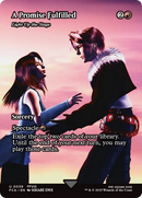 A Promise Fulfilled - Light Up the Stage (Showcase) (FCA-039) [FINAL FANTASY: Through the Ages] / A Promise Fulfilled (Borderless) Foil