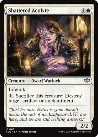 Shattered Acolyte (SOS-031) [Secrets of Strixhaven] Foil