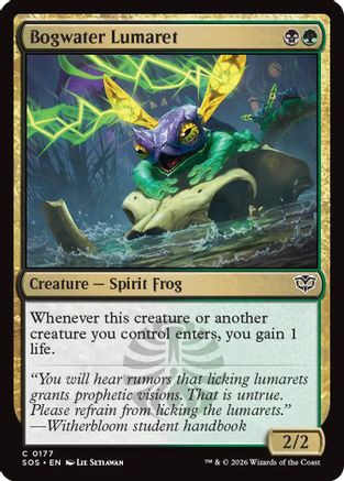 Bogwater Lumaret (SOS-177) [Secrets of Strixhaven] Foil
