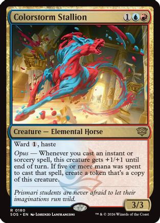 Colorstorm Stallion (SOS-180) [Secrets of Strixhaven] Foil