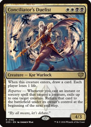 Conciliator's Duelist (SOS-182) [Secrets of Strixhaven] Foil