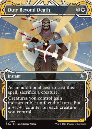 Duty Beyond Death (SOA-004) [Secrets of Strixhaven: Mystical Archive] Foil