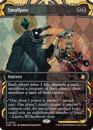 Smallpox (SOA-033) [Secrets of Strixhaven: Mystical Archive] Foil
