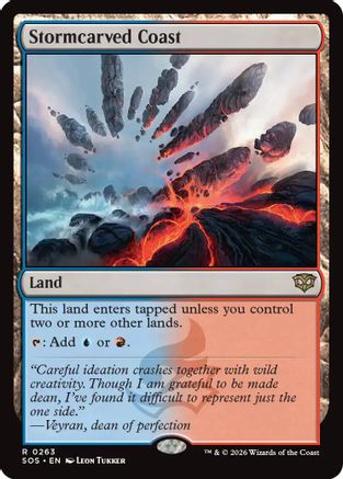 Stormcarved Coast (SOS-263) [Secrets of Strixhaven] Foil