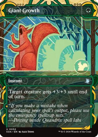 Giant Growth (SOA-052) [Secrets of Strixhaven: Mystical Archive]