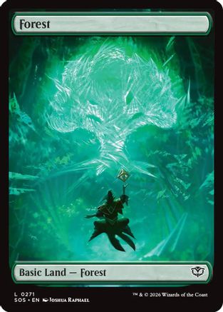 Forest (0271) (SOS-271) [Secrets of Strixhaven] Foil
